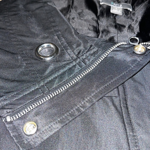 Black Fully Lined Short Waist Dolman Sleeve Jacket - Picture 2 of 6